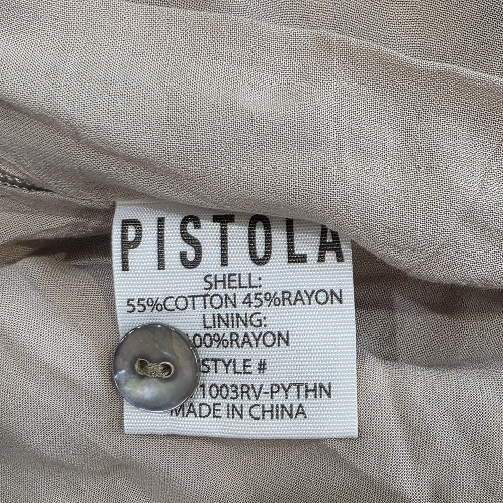 Pistola Python Knox Long Sleeve Partial Button Ed… - image 8